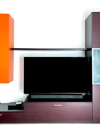 Mobile soggiorno tv + colonna pensile e mensola