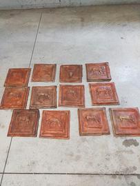 piastrelle decorative in terracotta 