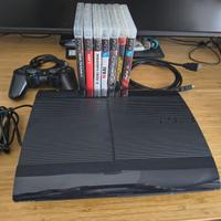PS3 Super Slim 320GB  + 1 joypad + 7 Giochi