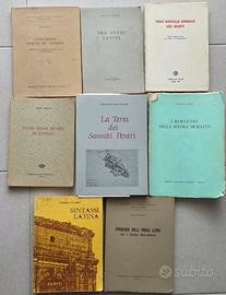 LIBRI Latino, Filologia e Storia Sannita - SVUOTO 