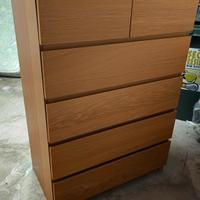 scrivania e cassettiera malm coordinate