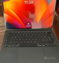 Macbook Air M2 2023 8GB 256Gb Grigio Siderale