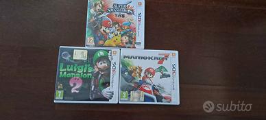 lotto 3 giochi Nintendo 3ds mario e luigi ITALIANO