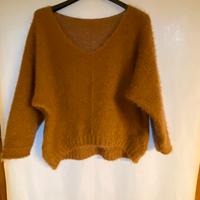 Maglioncino marrone senape