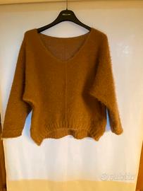 Maglioncino marrone senape