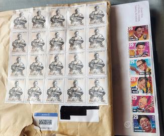 "LEGENDS OF AMERICAN MUSIC"1992+ALTRI FRANCOBOLLI