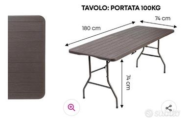 Tavolo pieghevole 