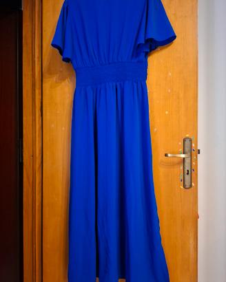 vestito blu da donna
