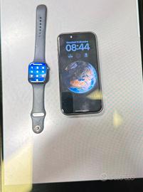 Telefono IPhone 15 pro Max più Apple Watch serie 9