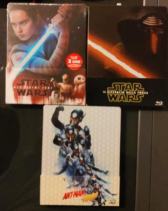 Blu-ray Marvel/Star Wars - Edizioni Steelbook