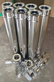 Canne fumarie tubi acciaio