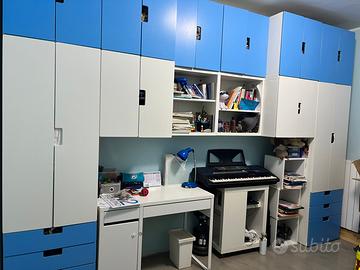 Cameretta 4.20 m moduli 7 componibili