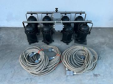 Barre Fari Alogeni + Dimmer 6 Canali