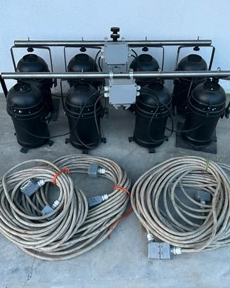 Barre Fari Alogeni + Dimmer 6 Canali