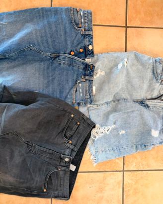 Mini gonne jeans