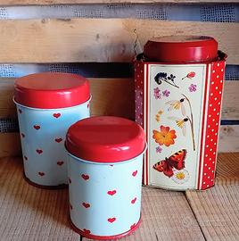 Scatole latta England Lark Rise e Italy '60 '80