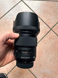 OBIETTIVO SIGMA ART 50 mm f1.4 NIKON