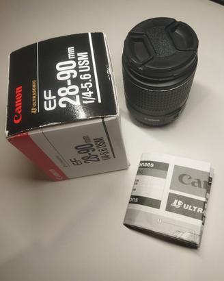 Canon EF 28-90mm f/4-5.6 USM – completo scatola