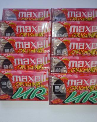 Musicassette Maxell UR - nuove 10x