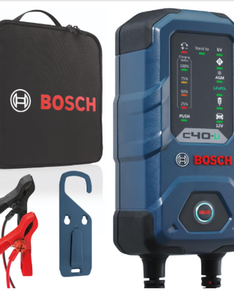 BOSCH Caricabatterie 5A per Auto Camion Moto 0 189