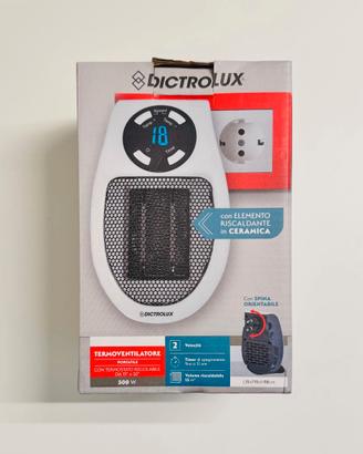 Termoventilatore ceramico 500W con termostato-time