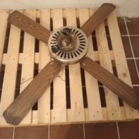 lampadario con ventilatore 