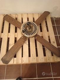 lampadario con ventilatore 