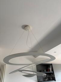 Lampadario Artemide Pirce bianco da soffitto