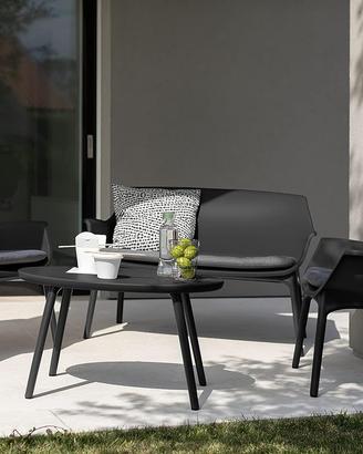 SET DA GIARDINO 2 SOFA 1 POLTRONA 1 TAVOLINO