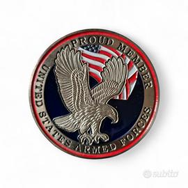 medaglione Proud Member of United States Force