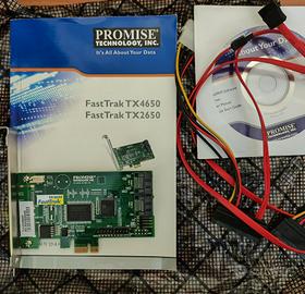 Controller SAS Promise FastTrack con cavi SAS