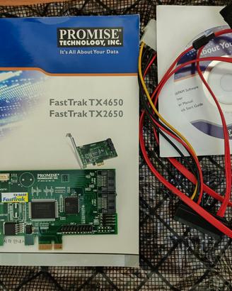 Controller SAS Promise FastTrack con cavi SAS