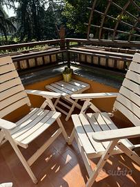 Set giardino /terrazzo in legno