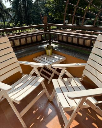 Set giardino /terrazzo in legno