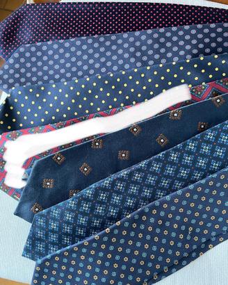 Cravatte varie in seta di Holliday & Brown London