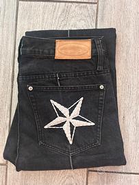 Corteiz C-Star Stitch-Down jeans Black