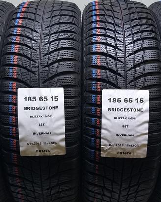 4 GOMME 185 65 15 BRIDGESTONE BR1474