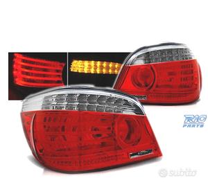 FANALI BMW E60 03-07 LED ROSSO BIANCO