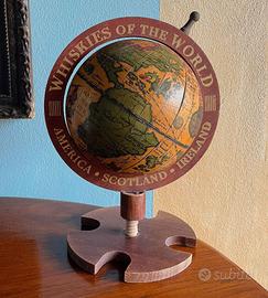 Mappamondo pubblicitario di Whiskeys of the World