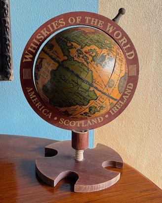 Mappamondo pubblicitario di Whiskeys of the World