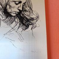 Bella stampa su lamina acciaio vintage ritratto