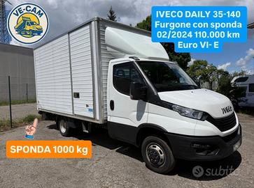 IVECO DAILY 35-140 FURGONE CON SPONDA 02/24 €VI-E