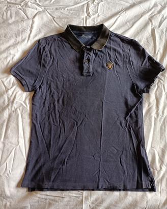 Polo T-shirt uomo M Blauer maglietta Maglia Blu.