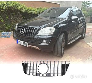 GRIGLIA PER MERCEDES M ML W164 08-11 LOOK AMG NERO