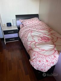 LETTO SINGOLO CONTENITORE - COMPLET
