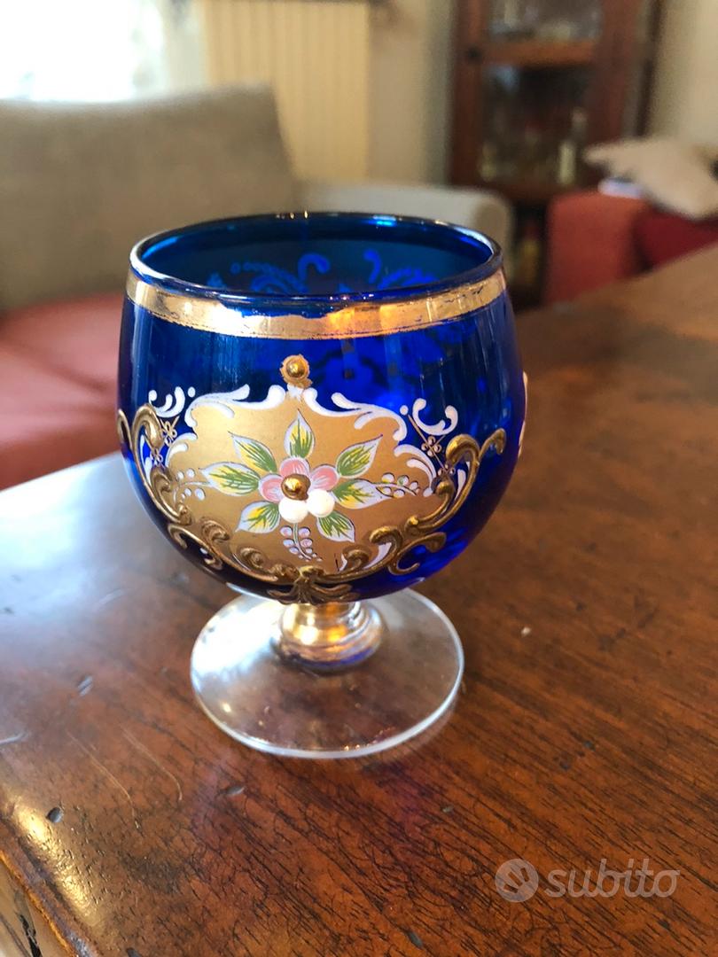 Bicchieri in vetro murano e oro zecchino - Arredamento e Casalinghi In  vendita a Lodi