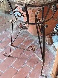 porta vasi ferro antico