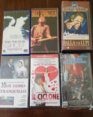 Videocassette originali film vari