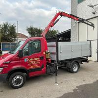 Iveco Daily 35 Ribaltabile trilat + Gru Fassi F38
