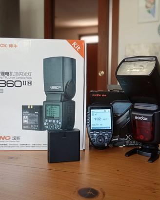 Godox V860II-N + Commander XPro-N per Nikon
